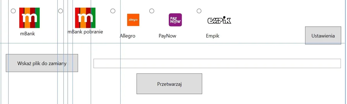 Zrzut ekranu realizacji GStech – mt940